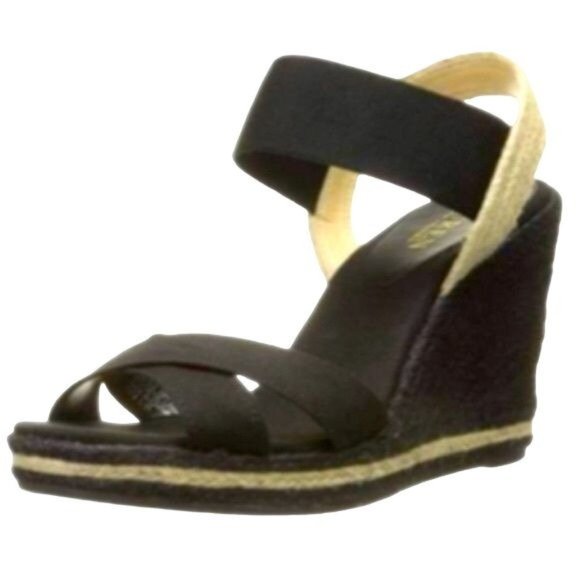 Lauren Ralph Lauren ❤️HOST PICK❤️ Elena Espadrille Wedge Sandals 4” Heel Size 9 - Picture 1 of 12